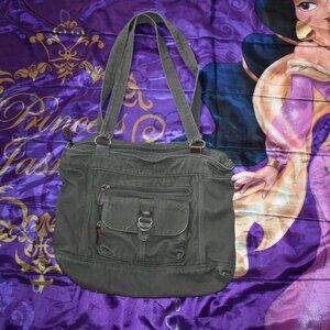 Vintage Army Military Camping Bug Out Cargo Bag Messenger Bag hobo Cross Body